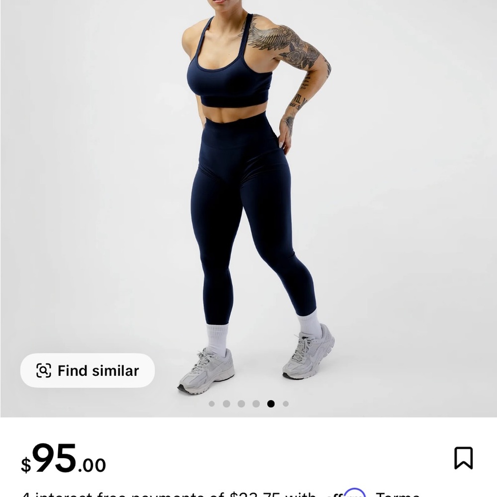 Women's Navy Leggings